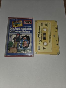 TKKG Folge 1 Die Millionendiebe 5-fach Silber geschraubt Gelb mit Gelben Aufkleber 515718.8 Europa